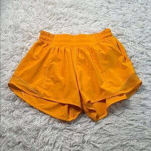 Lululemon Hotty Hot Short II *Long 4" Highlight Orange